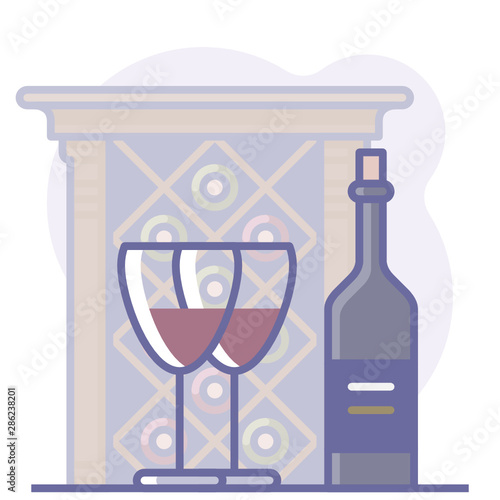 Wine cabinet