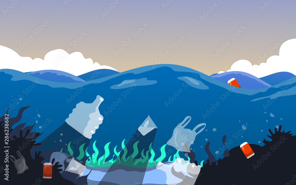 Φωτογραφία Save the ocean concept