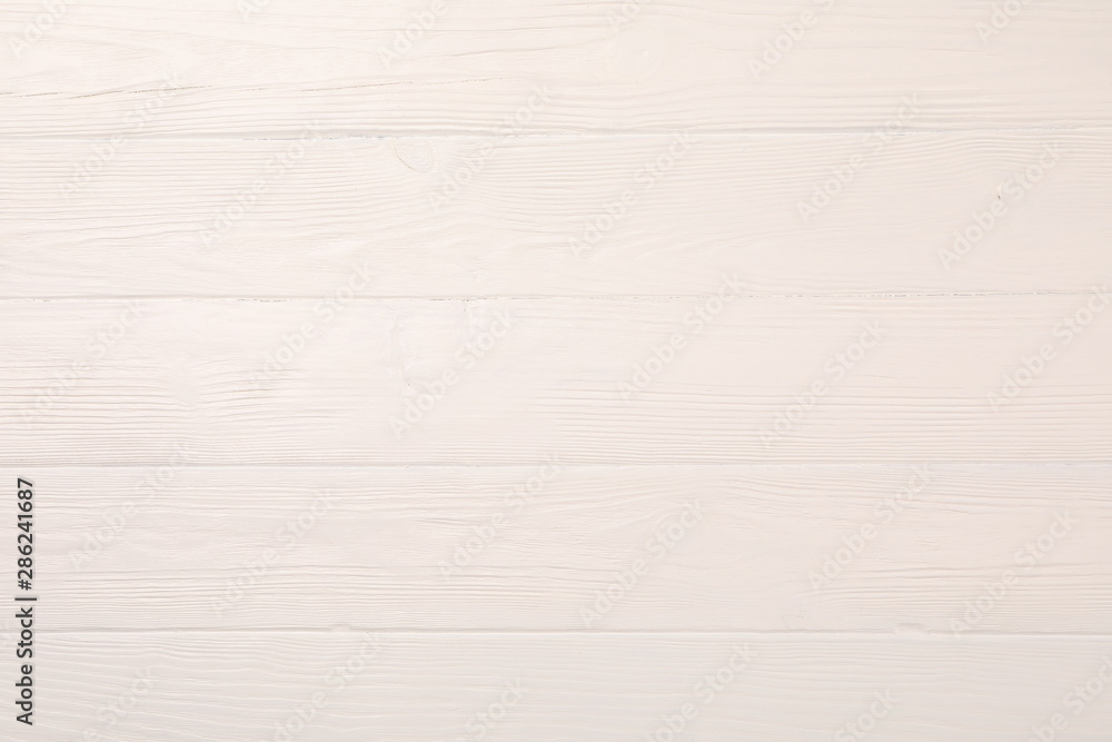 Naklejka premium White wooden background. Texture for your design. Space for text