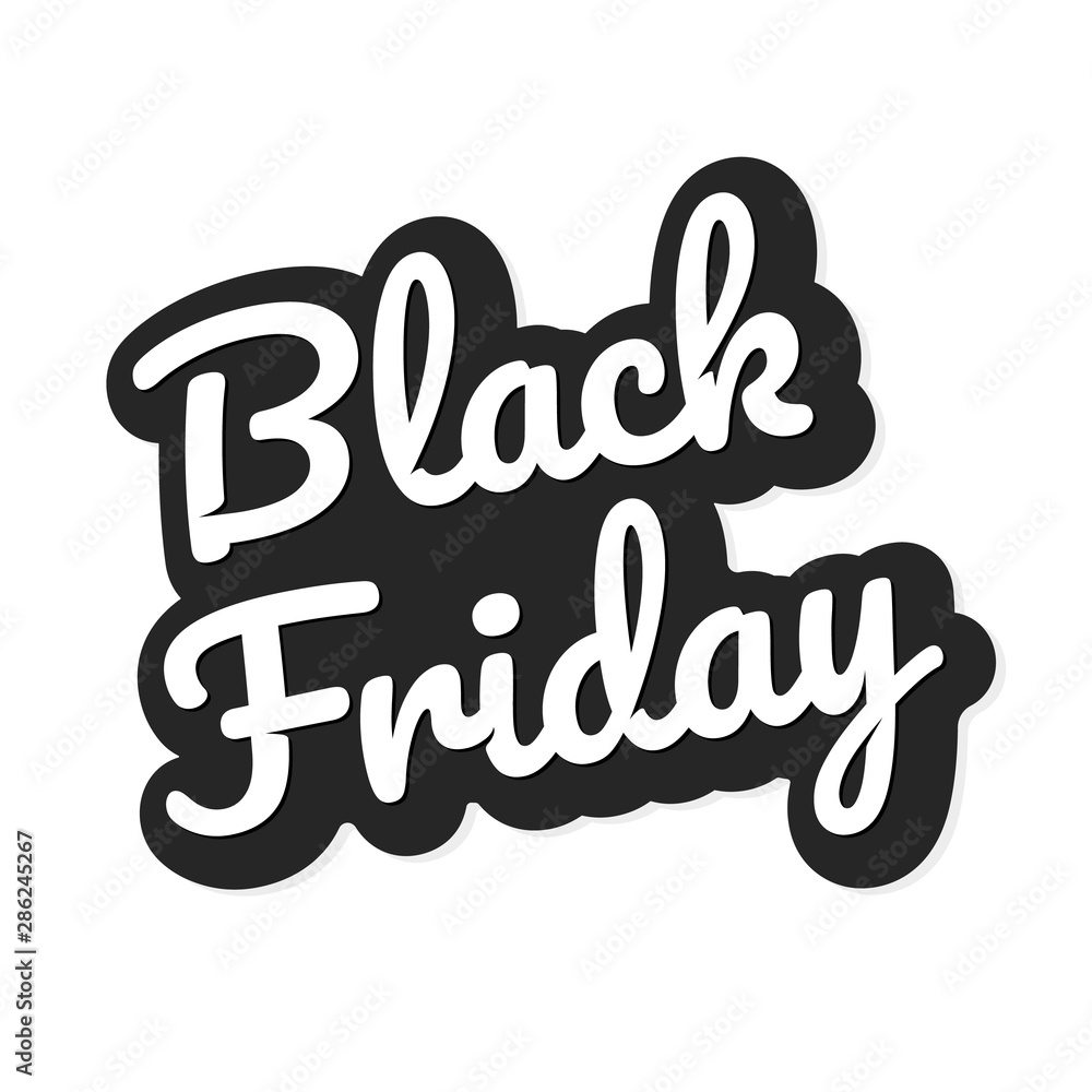 Black Friday Sale and discount banner design with calligraphy. Concept for sale banners, posters, cards. Black Friday Sale and discount banner design with calligraphy. Concept for sale banners, posters, cards.