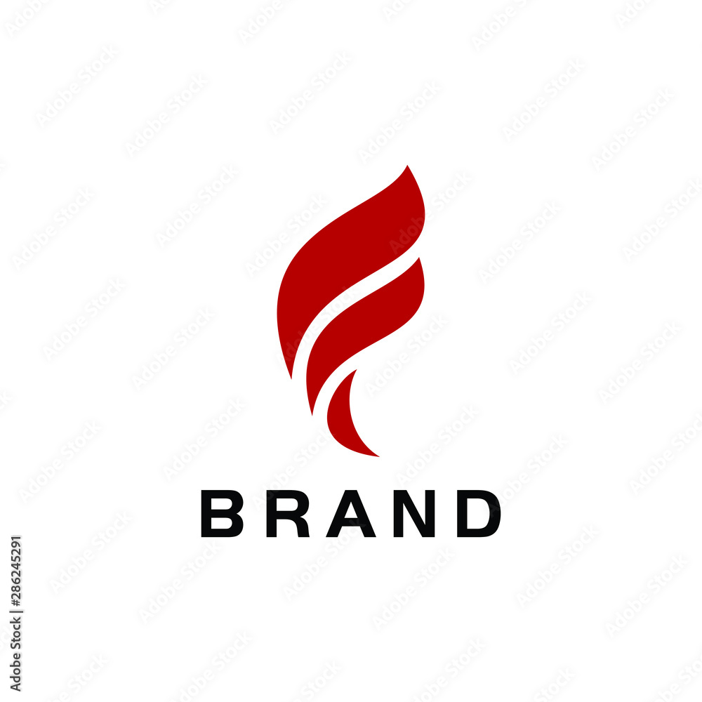 Fototapeta premium letter F logo concept ready to use