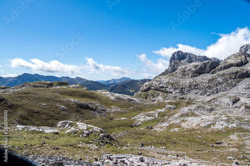 Fuente De in the in mountains of Picos de Europa, Cantabria, Spain