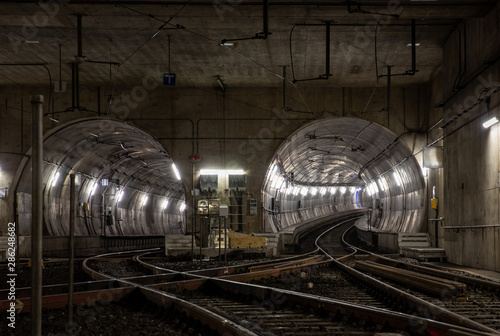 Frankfurt U-Bahn-Tunnel  photo