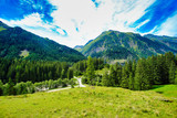 rauris valley in the high tauren mountains, salzburg land in austria