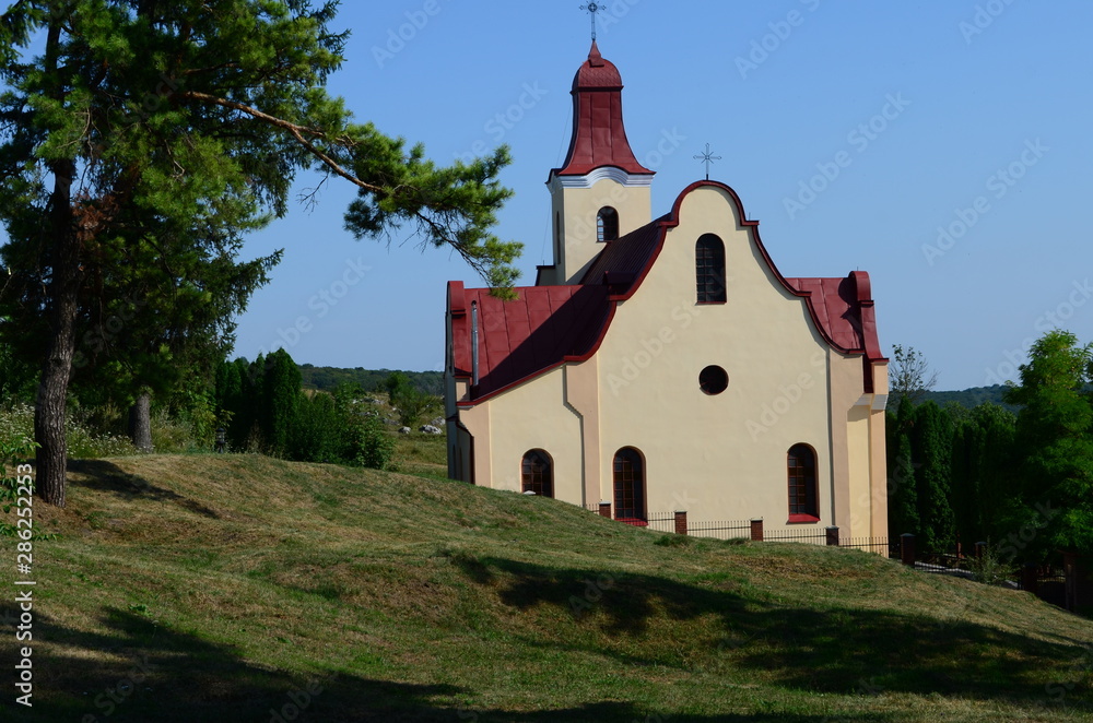 Holy Mountain and Monastery in Polupanovka with 14 statues insinuating the crucifixion of Christ