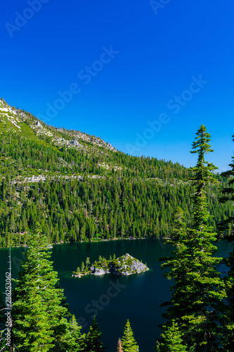 View of South Lake Tahoe Island