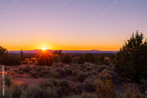 Sunrise Over Lava Beds National Monument