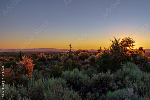 Sunrise Over Lava Beds National Monument