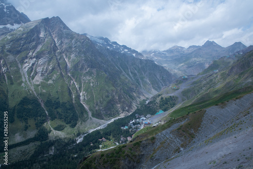 mountains and lake