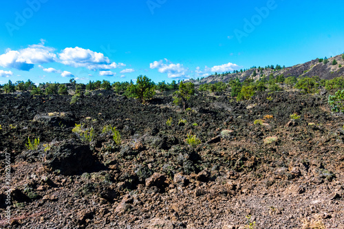 Lava Flow In Lava Beds National Monument