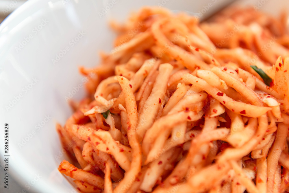radish kimchi in Korea radish kimchi in Korea