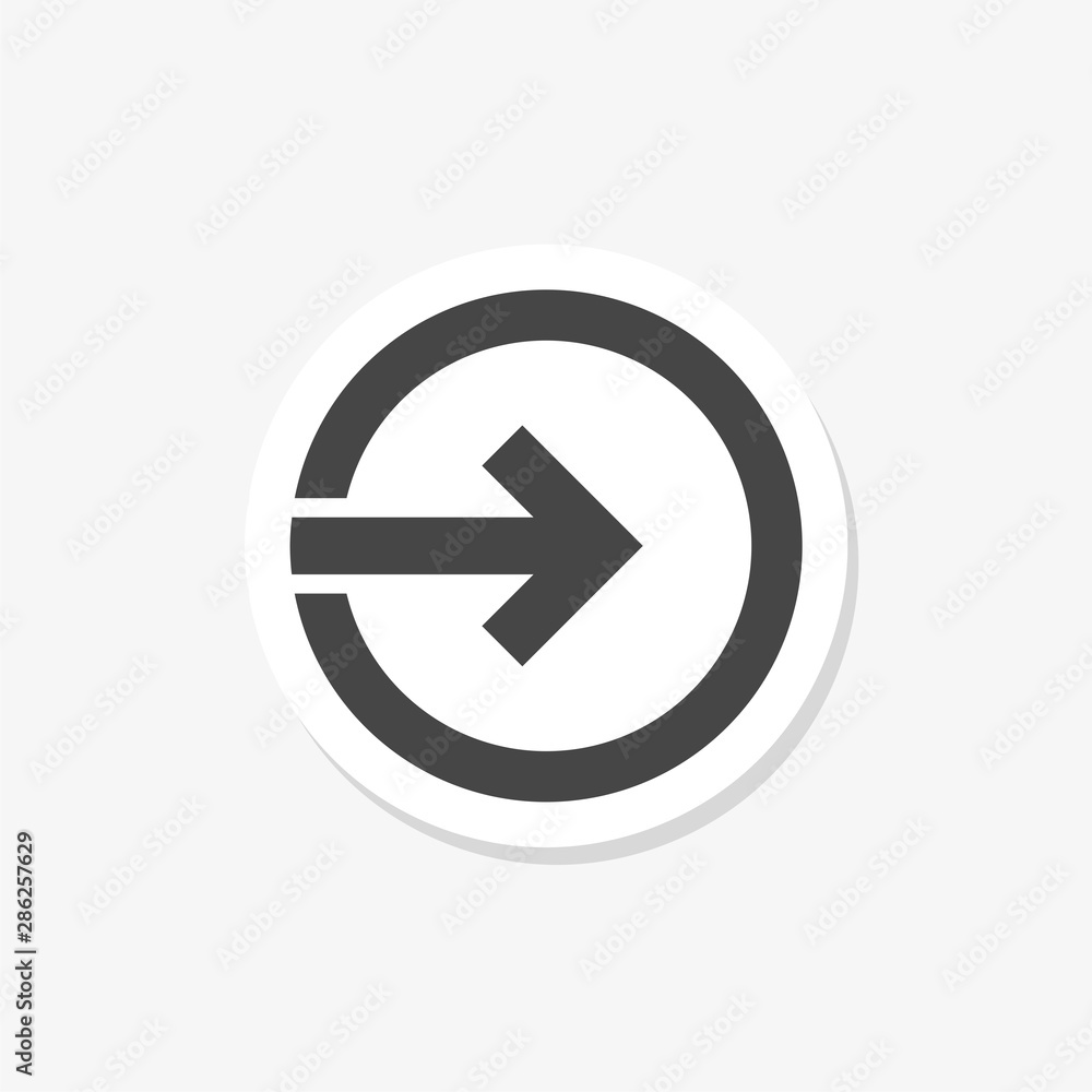 Transfer sticker icon in trendy design style. Transfer icon isolated on white background Transfer sticker icon in trendy design style. Transfer icon isolated on white background