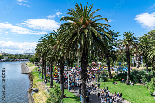 crowd people in festival