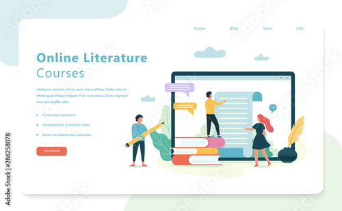 Literature school subject. Idea of education and knowledge
