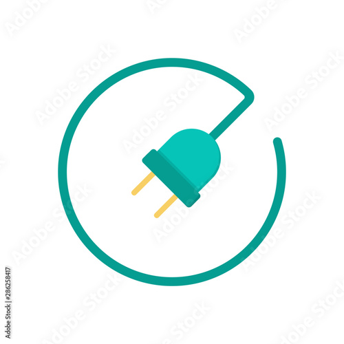 Green plug icon