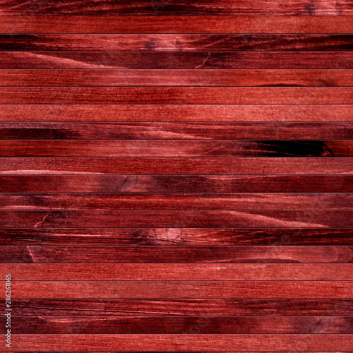 seamless red wooden planks texture, 3D illustration