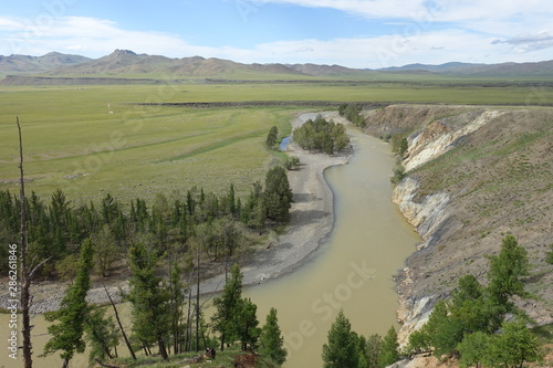Fleuve en Mongolie