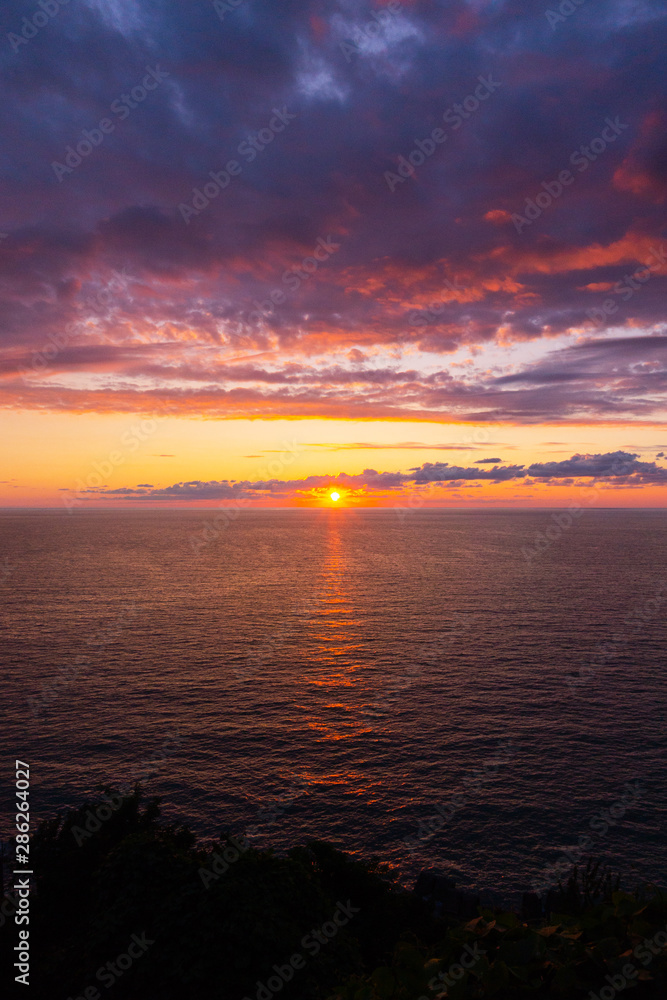 mare sole tramonto