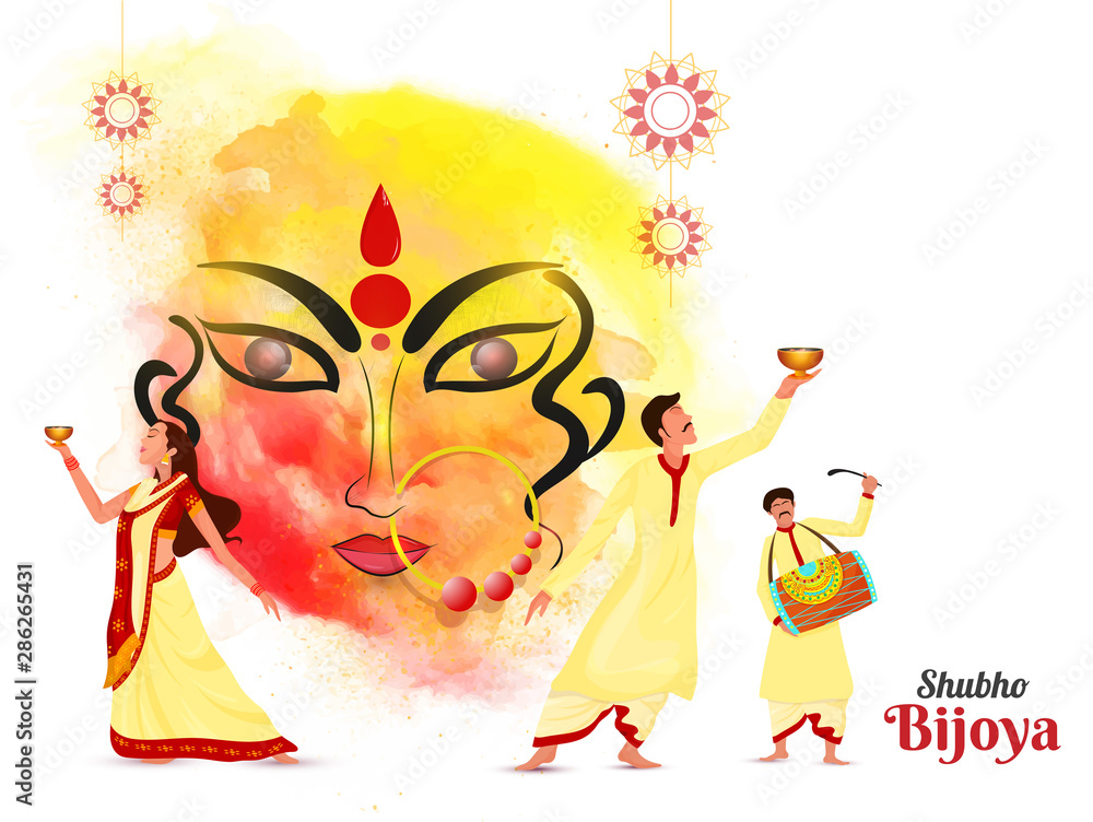 Maa Durga Illustration Projects :: Photos, videos, logos, illustrations and  branding :: Behance