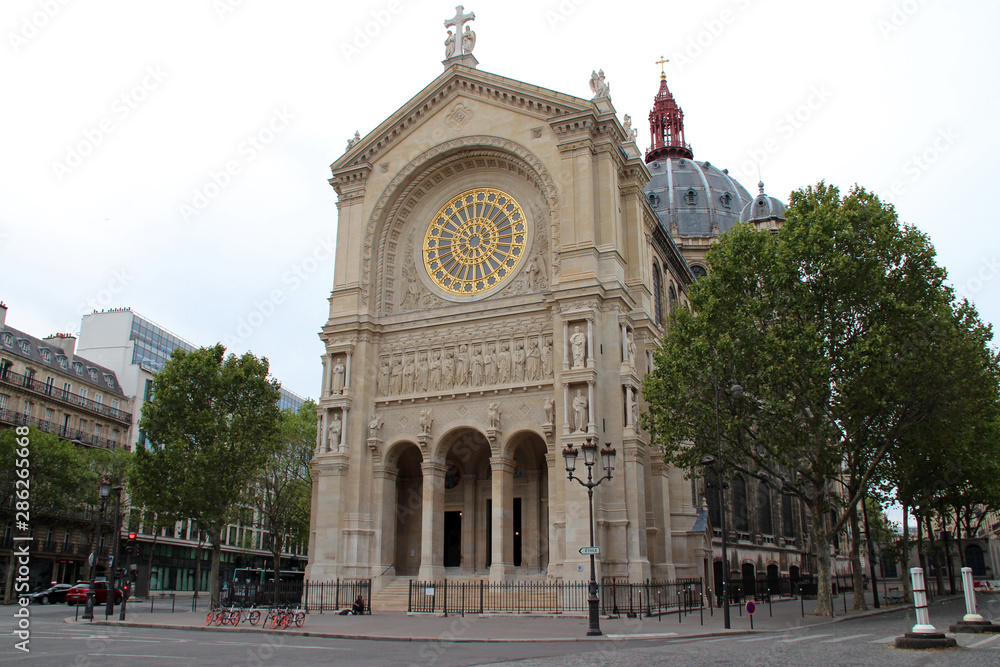 saint-augustin church in paris (france) 