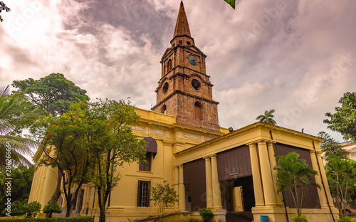 St. John's Church, originally a cathedral, was among the first public buildings erected by the East India Company after Kolkata became the effective capital of British India. photo