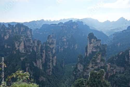 Monts Huangshan ciel nuageux