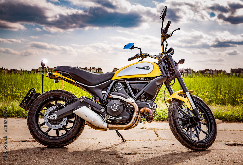 moto ducati scrambler icon