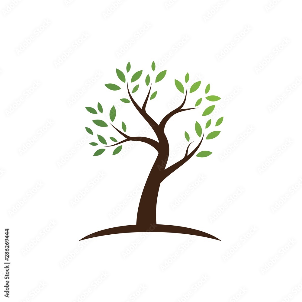 Tree logo template Tree logo template
