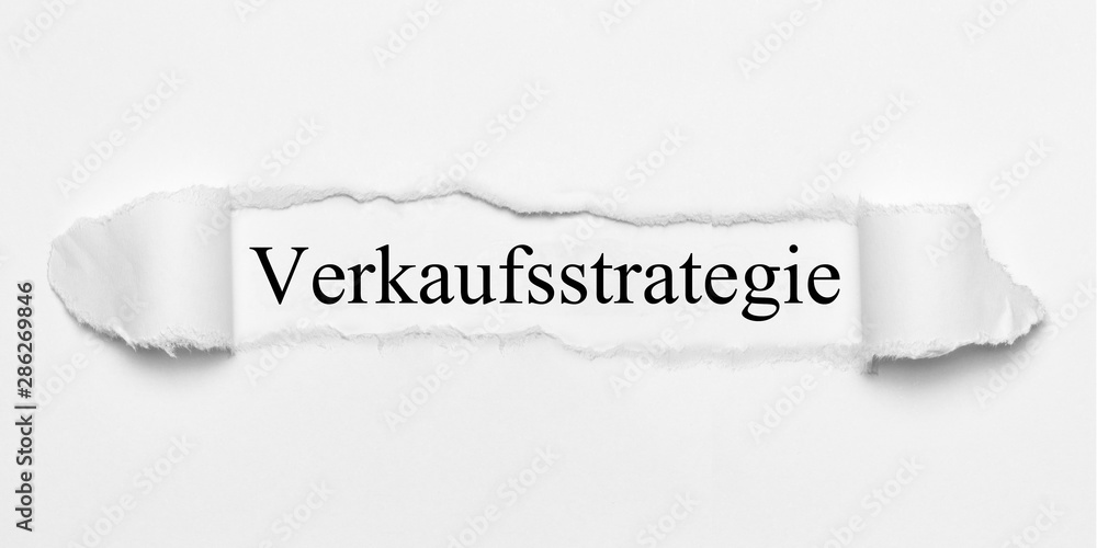 Obraz premium Verkaufsstrategie