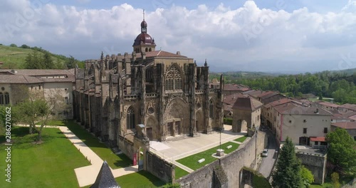 St-Antoine-l'Abbaye fly up. Isère, labelled Les Plus Beaux Villages de France