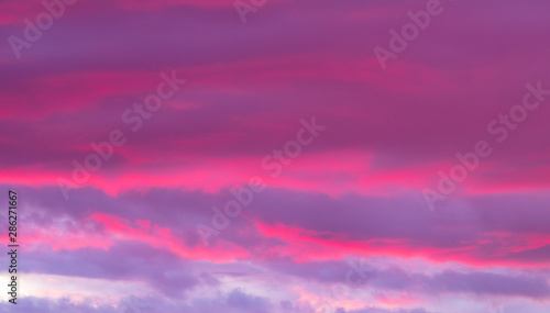 Beautiful clouds at sunset as a background