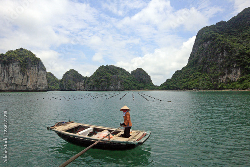 Halong bay views from Cruise, in Vietnam © pierrick
