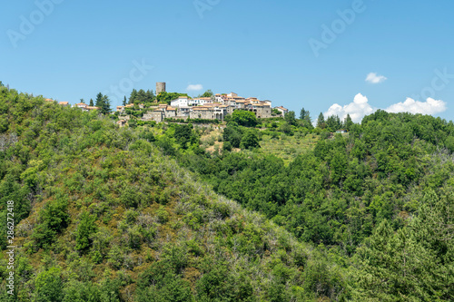 Panoramic view of Viano  Tuscany