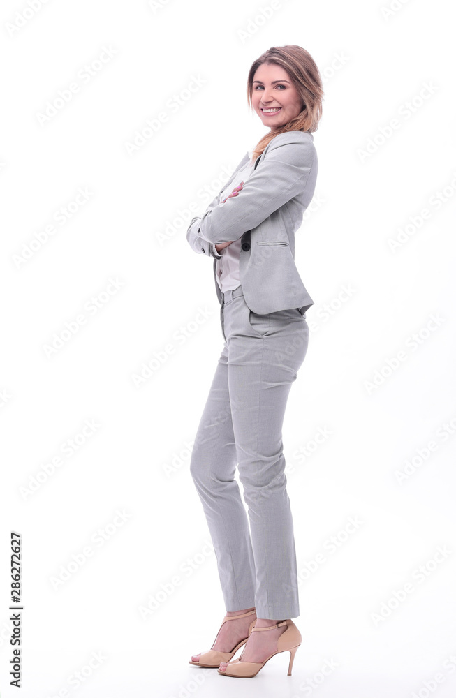 modern young business woman. isolated on white background modern young business woman. isolated on white background