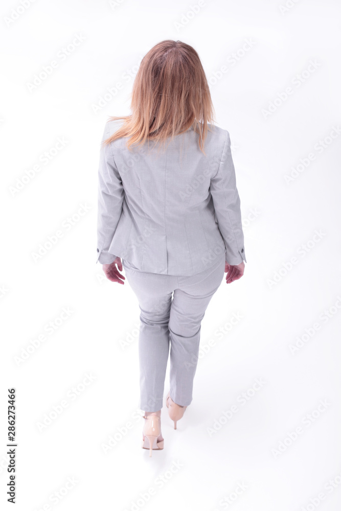 successful business woman looking at camera. isolated on white successful business woman looking at camera. isolated on white