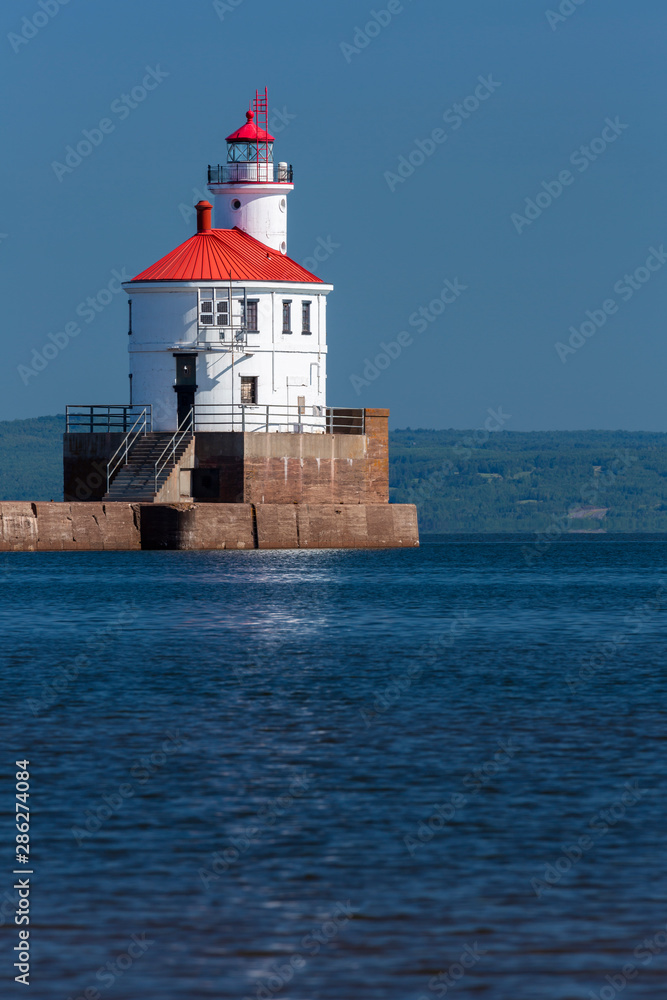 Wisconsin Point Lighthouse On Lake Superior