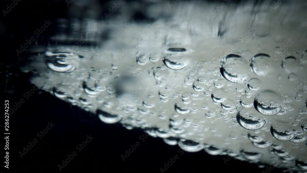 4k Extreme Close-up of Water Bubbles on Flower 4k Extreme Close-up of Water Bubbles on Flower