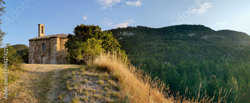 Obraz na plátně L'église de Saint-Cyrice, Étoile-Saint-Cyrice, La vallée du Céans, Baronnies Pro