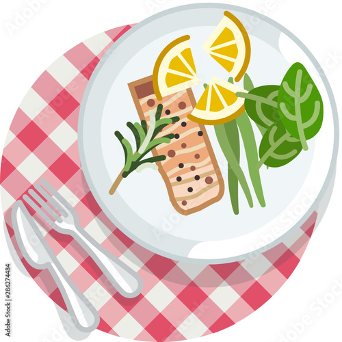 Salmon food