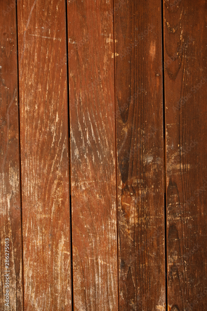 Fototapeta premium Brown wood texture background.