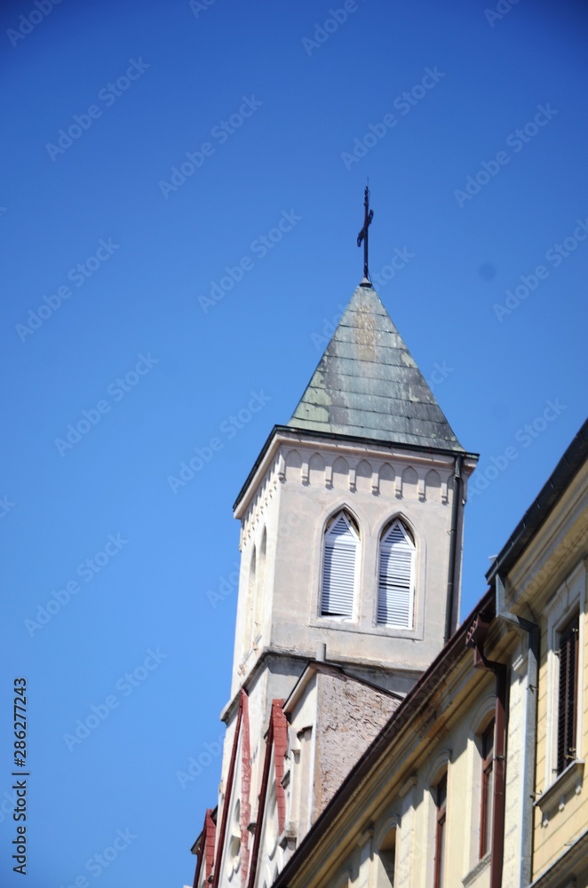 Macédoine du Nord : église catholique du Sacré-Cœur Presveto Srce Isusovo à Bitola