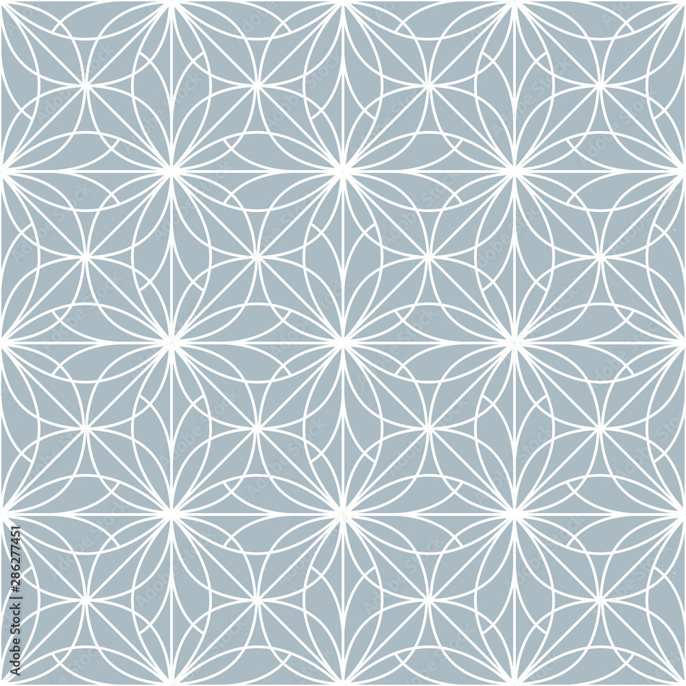 Flower geometric pattern. Seamless vector background. White and pink ornament. Ornament for fabric, wallpaper, packaging. Decorative print Flower geometric pattern. Seamless vector background. White and pink ornament. Ornament for fabric, wallpaper, packaging. Decorative print