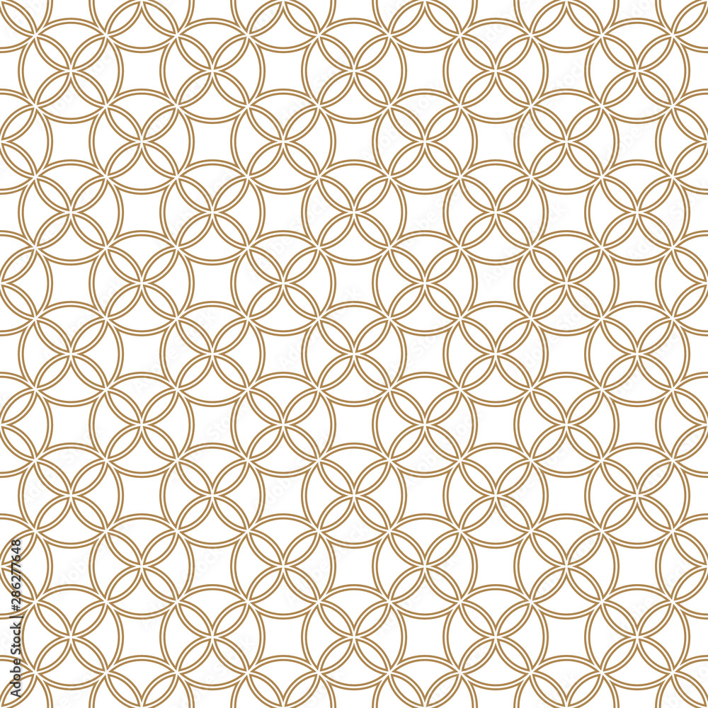 Seamless geometric pattern . Brown lines. Average thickness. Seamless geometric pattern . Brown lines. Average thickness.