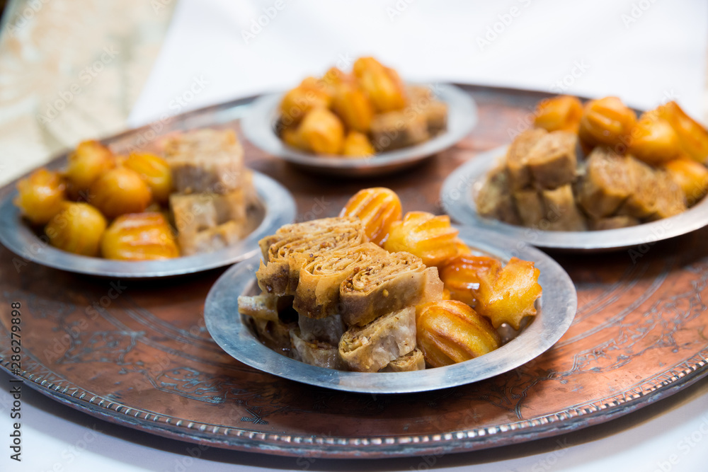 different kinds of delicious baklava
