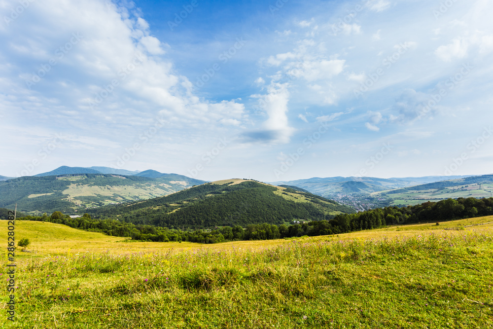 Summer mountain landscape Carpathians