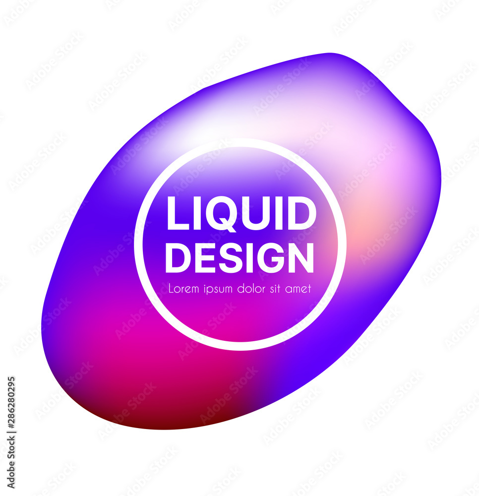 Set background style abstract liquid splash bubble Set background style abstract liquid splash bubble