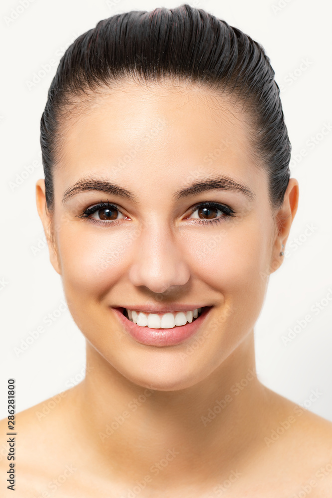 Beauty portrait of young woman with healthy skin. Beauty portrait of young woman with healthy skin.