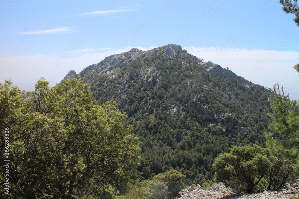 Ascent from Lluc to Masanella, West Coast, Mallorca, Spain