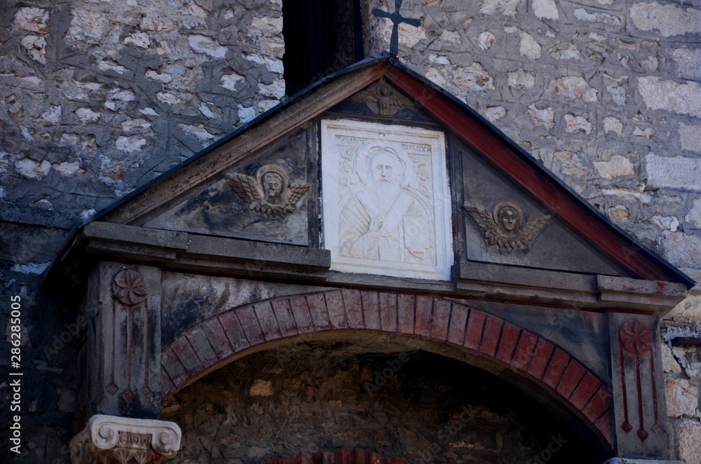 Macédoine du Nord église de la sainteMère de Dieu Perivleptos et