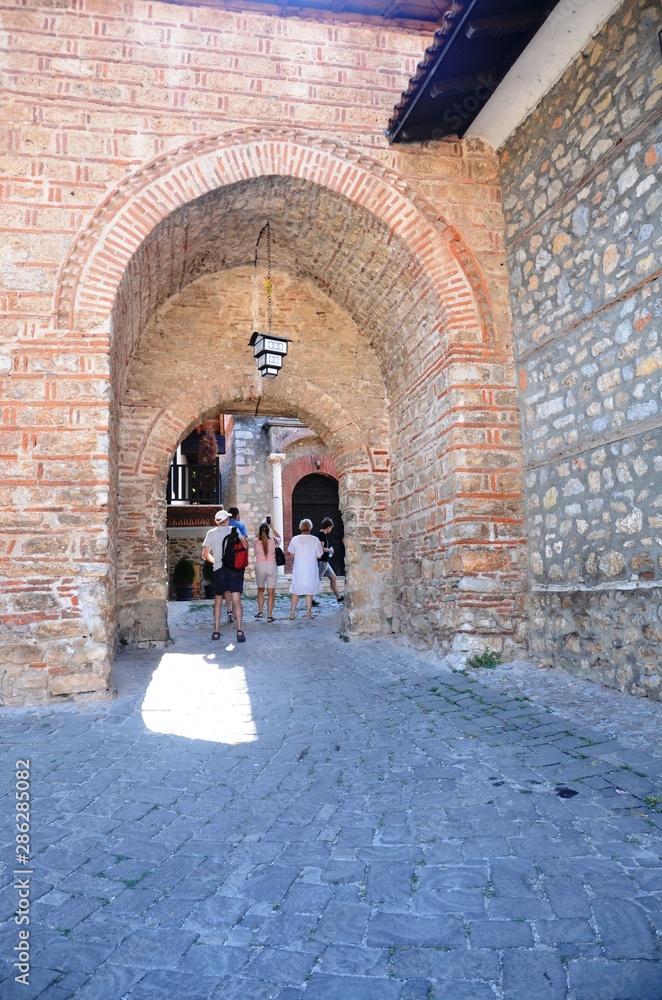 Macédoine du Nord : église de la sainte-Mère de Dieu Perivleptos et galerie des icones (Ohrid)